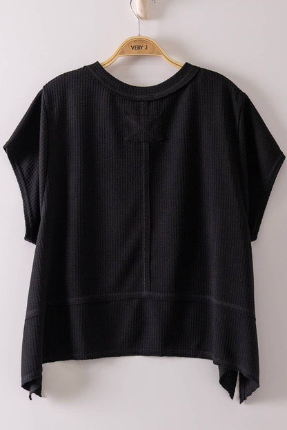 Emmy Waffle Knit Top