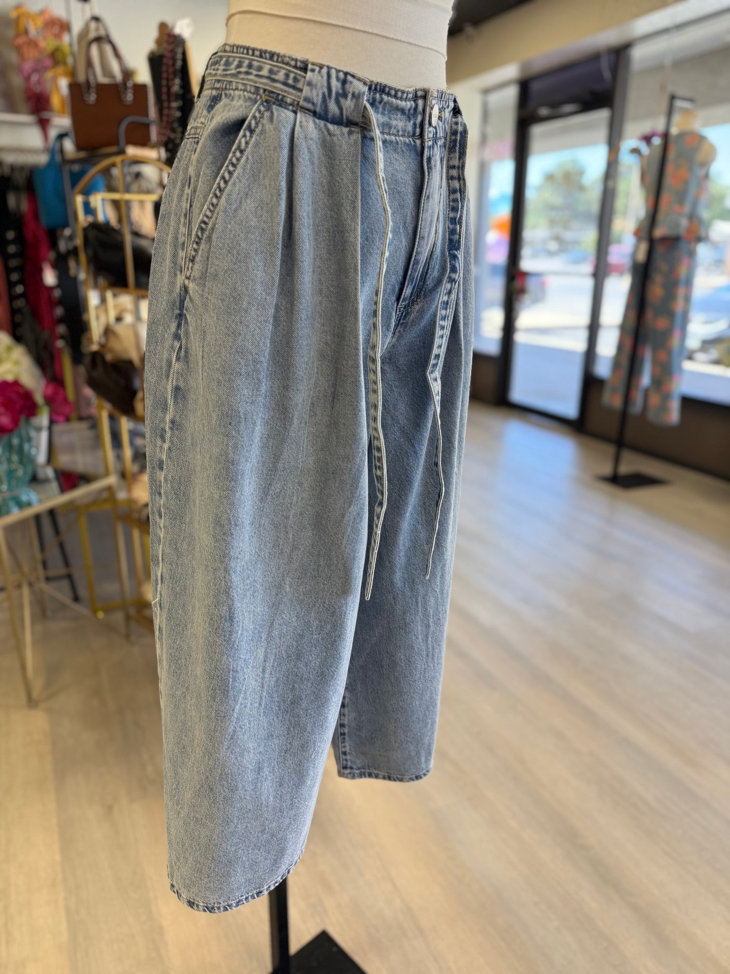 Jaz Tie Belted Jeans