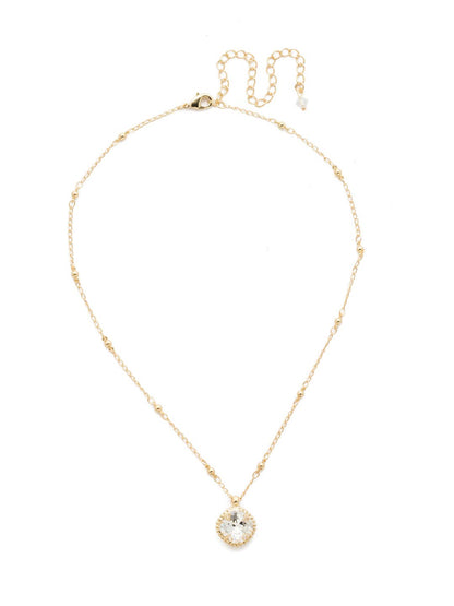 Cushion-Cut Pendant Necklace - NDS50BGCRY