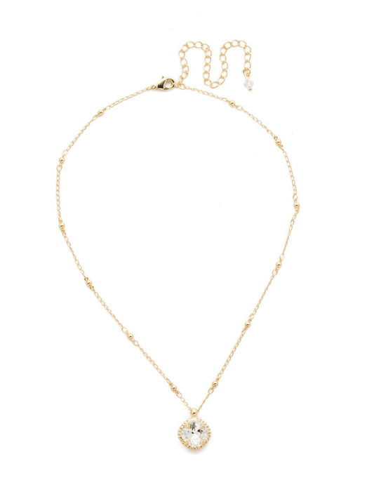 Cushion-Cut Pendant Necklace - NDS50BGCRY