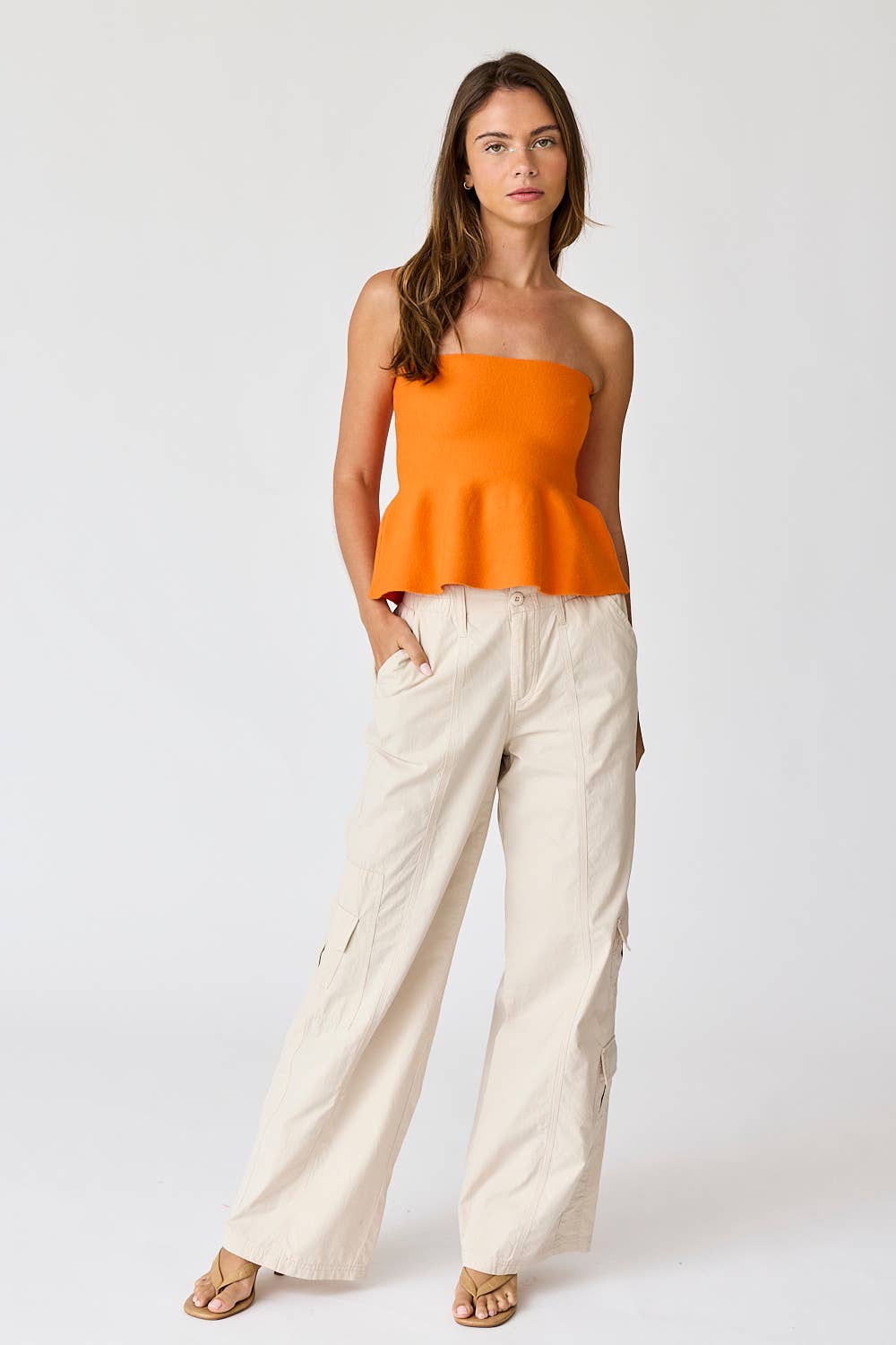 Ellie Strapless Knit Top