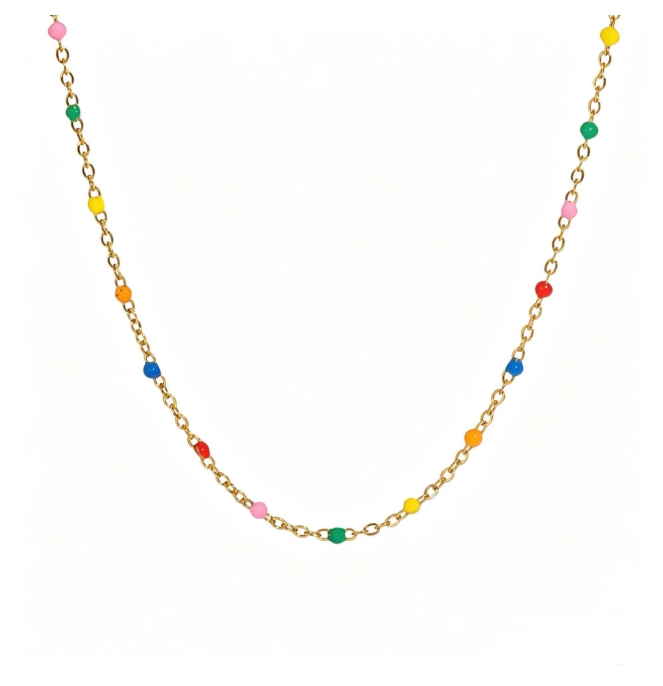 Rainbow necklaces