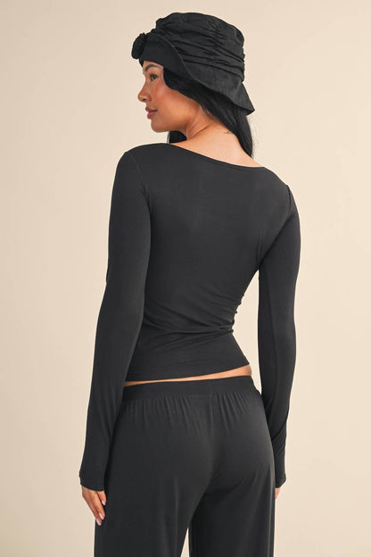 Jersey Long Sleeve Top