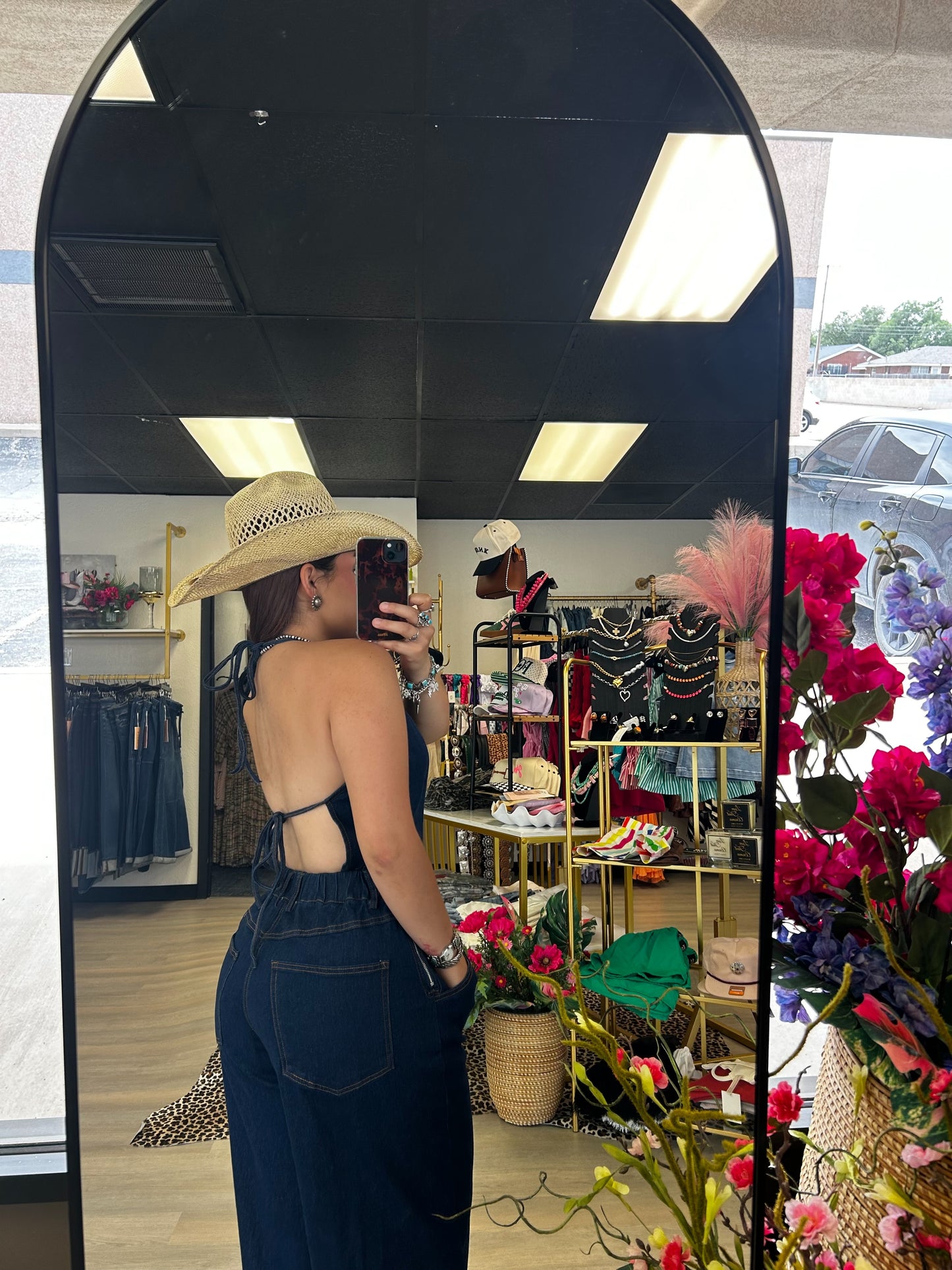 Anahi Denim Jumpsuit