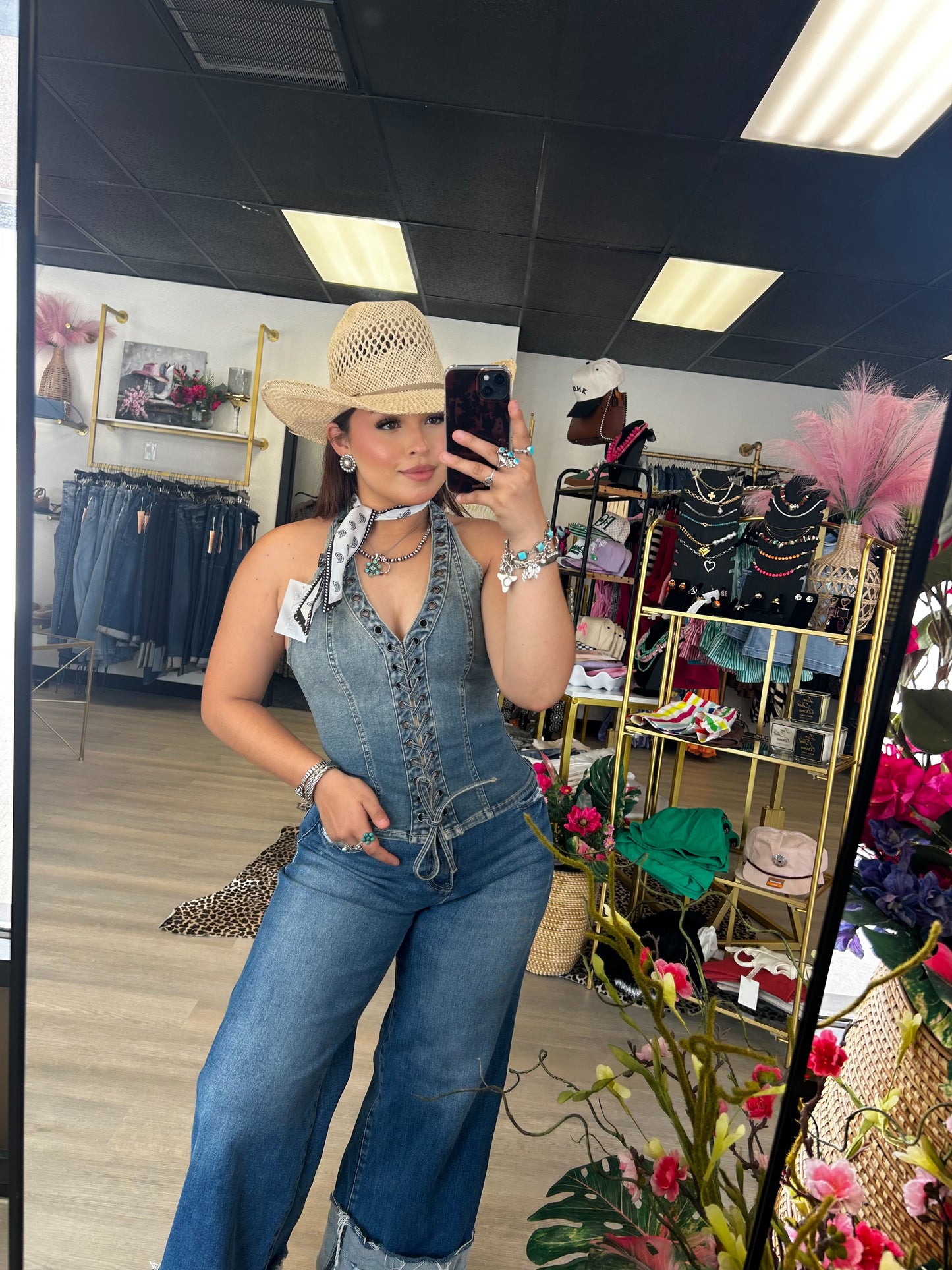 Jonny Denim Top