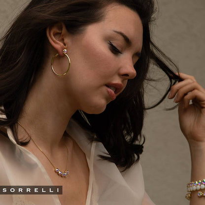Mini Serafina Hoop Earrings
