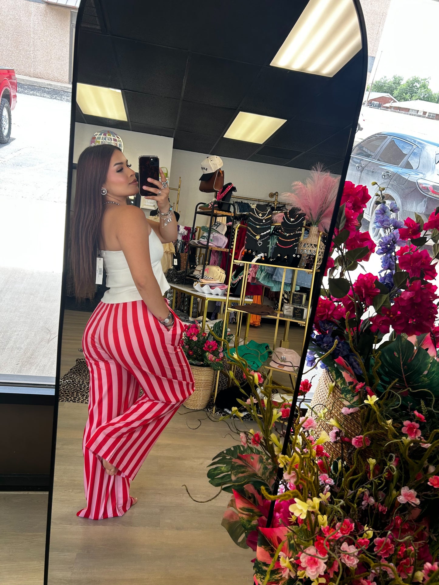 Karl Vertical Stripe Pants