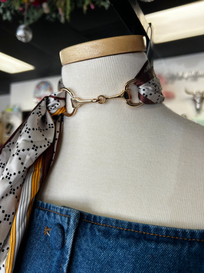 Horse Bit with Scarf