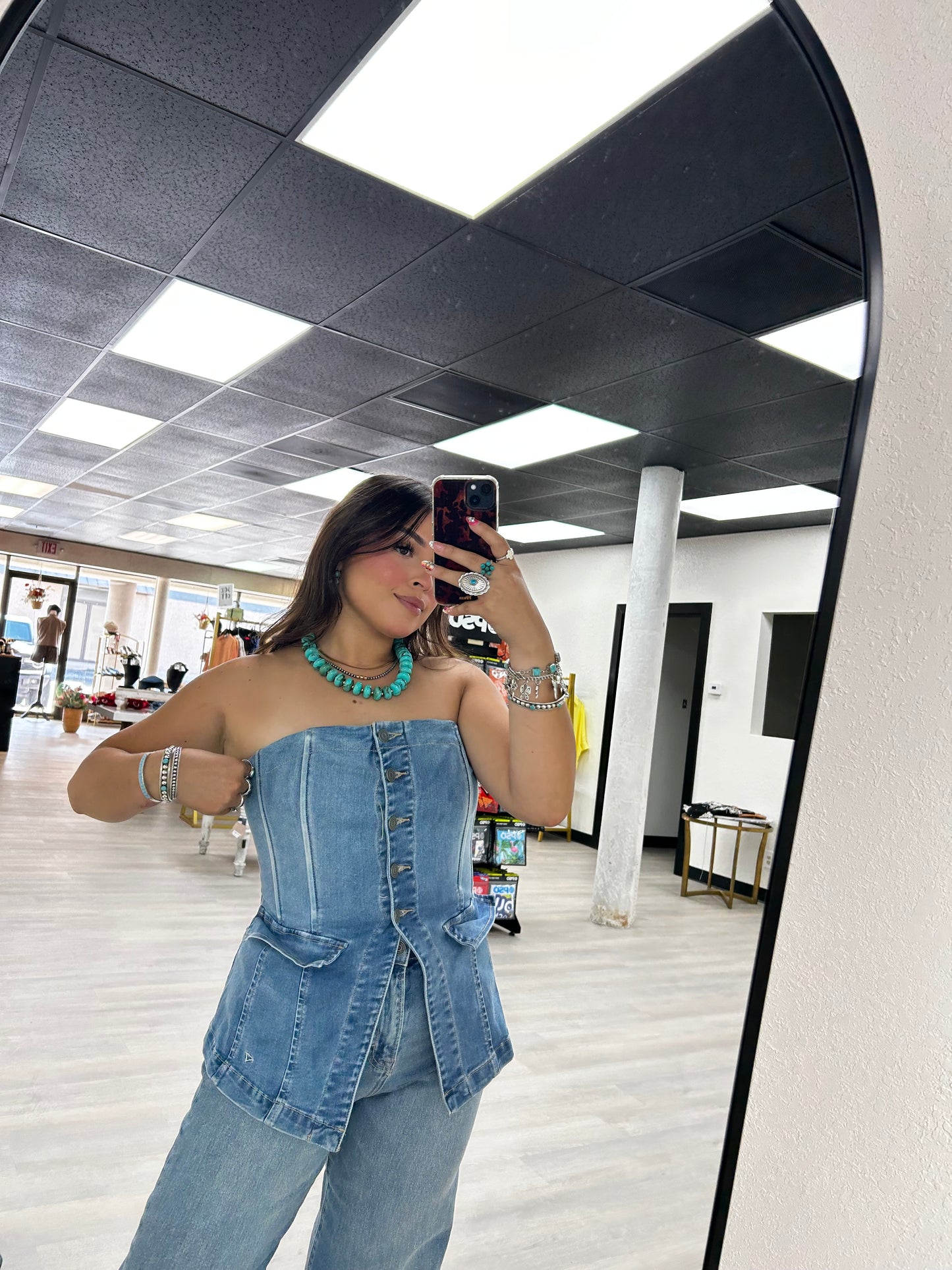 Lucky You Denim Top