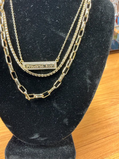 Proverbs 3:15 Layered Necklace
