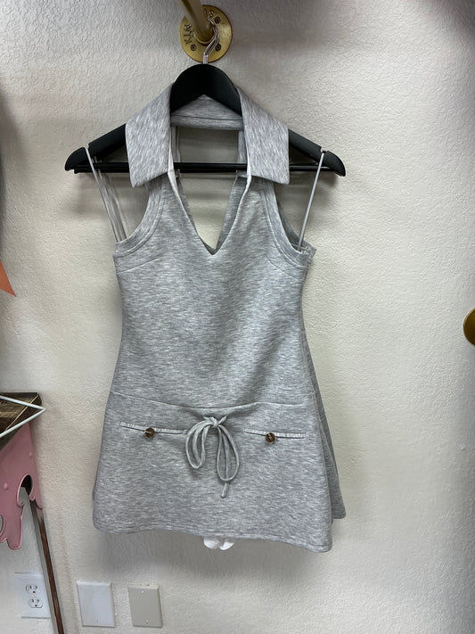 Halter neck romper