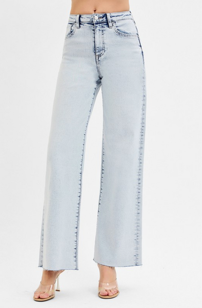 High Rise Wide Leg Jean