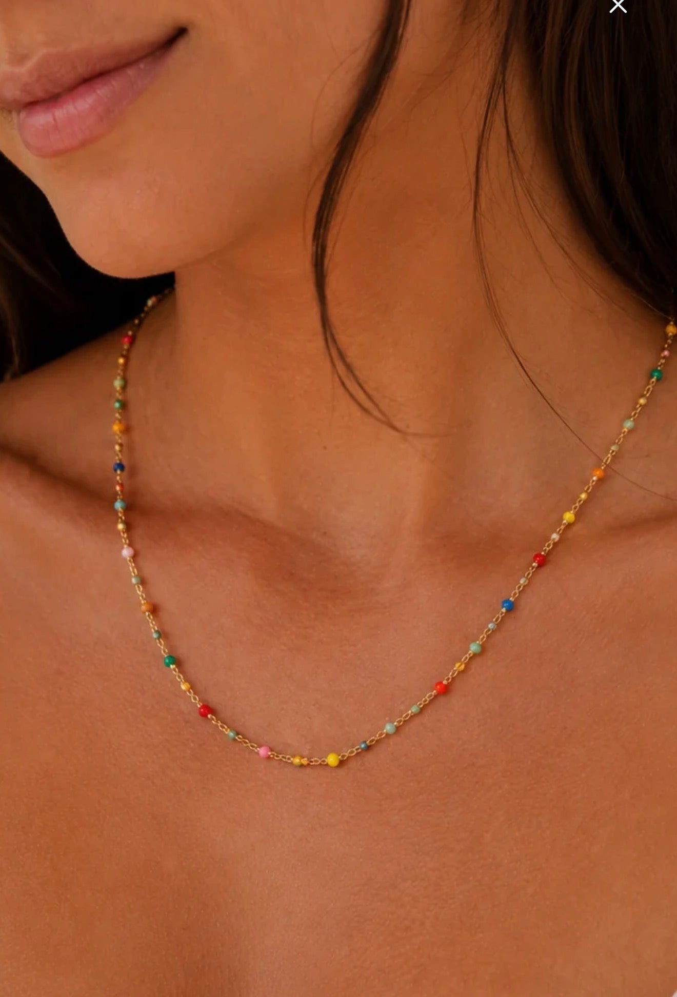 Rainbow necklaces