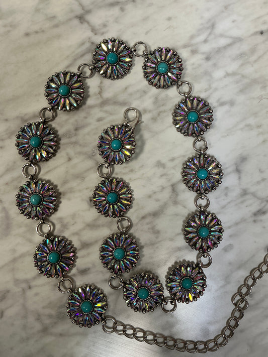 Flower Concho Belt