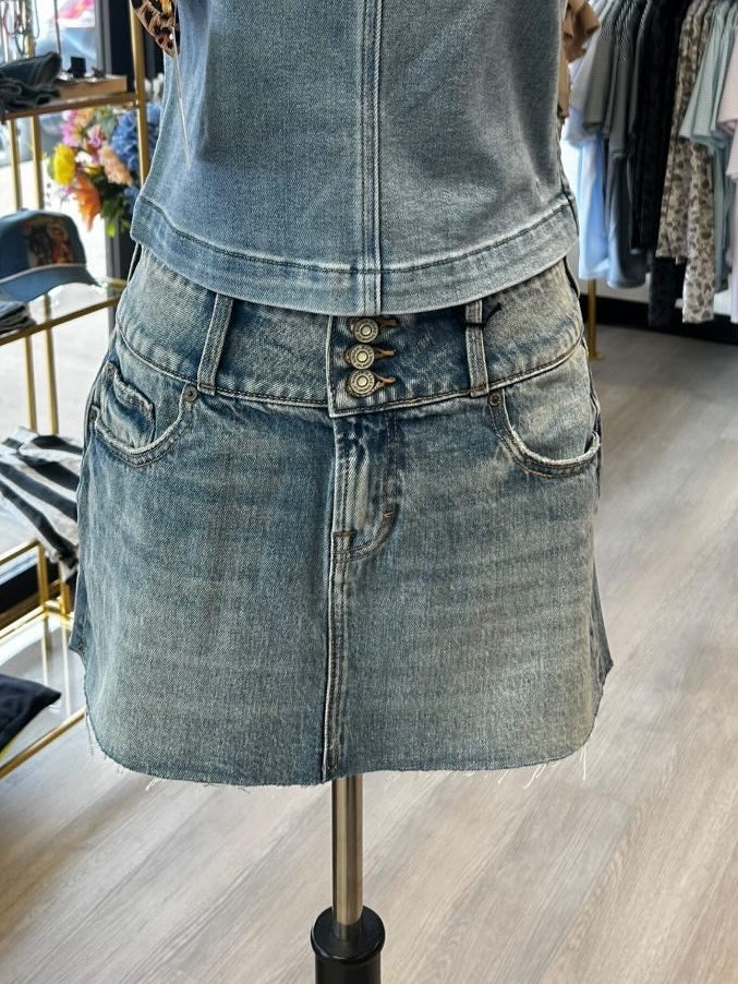 Peyton Denim Skirt
