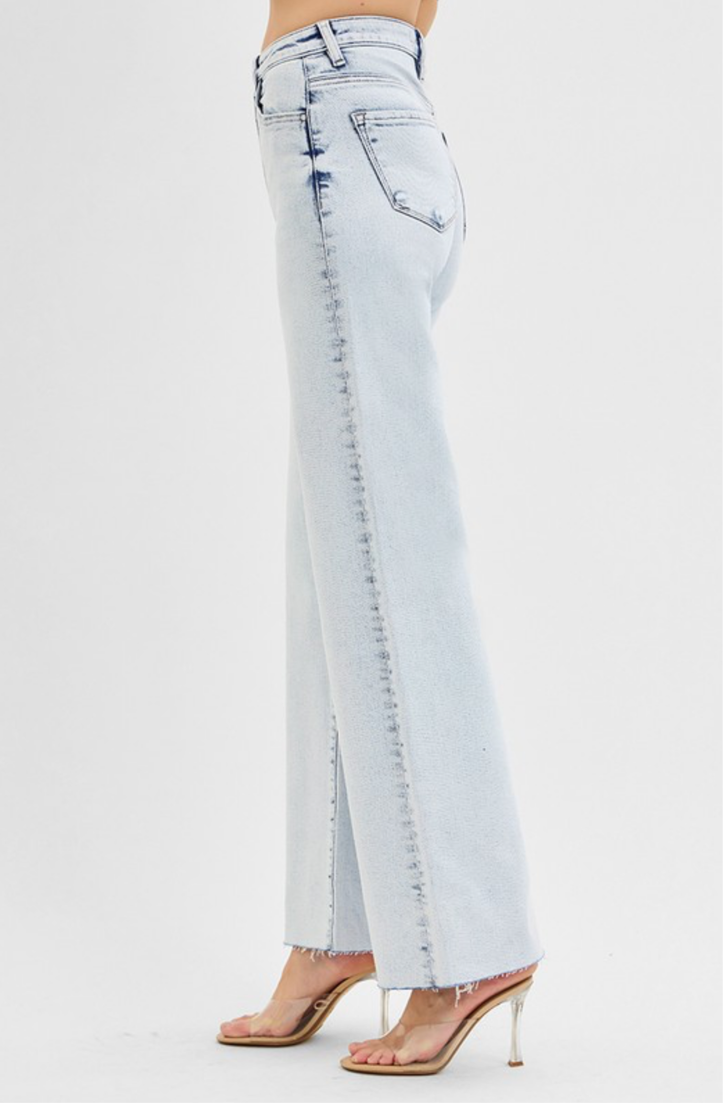 High Rise Wide Leg Jean
