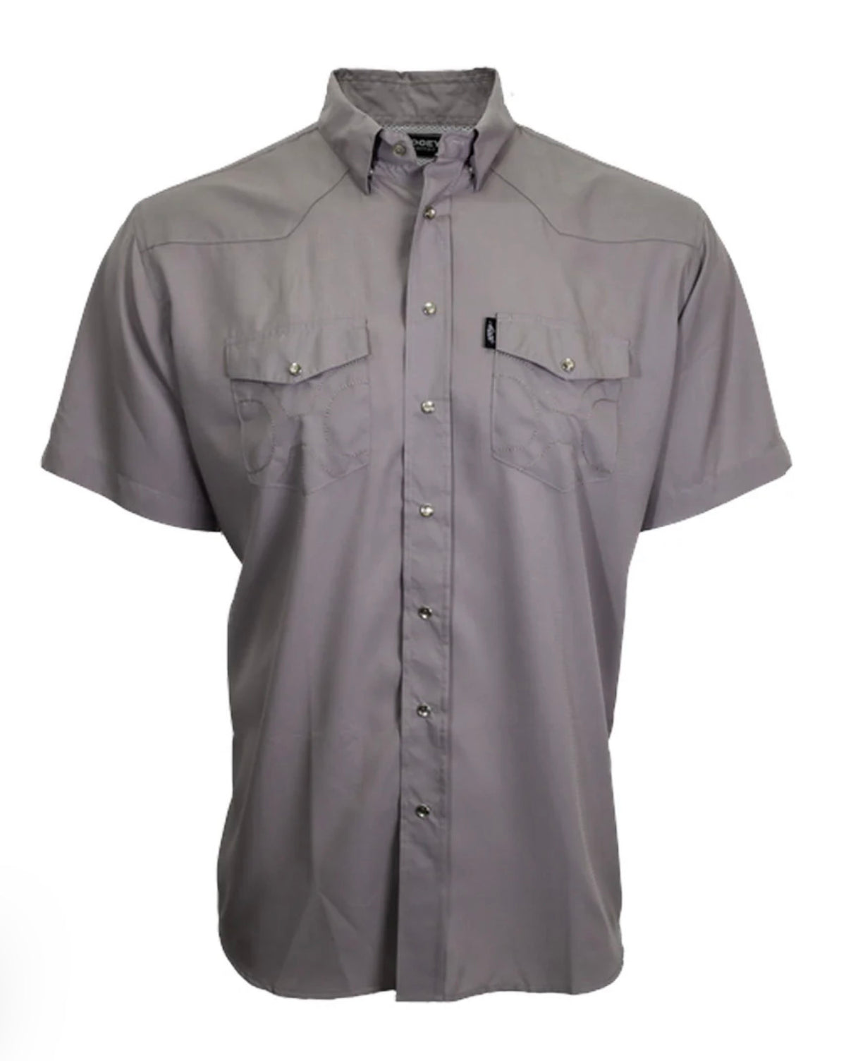 Men’s Wet Weather Gray Pearl Snap