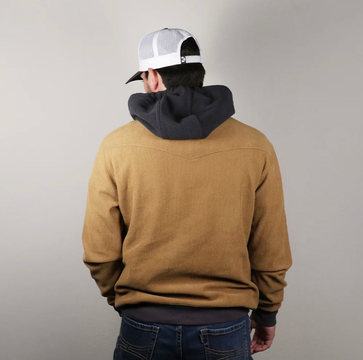 Men’s Corduroy Brown Hoodie