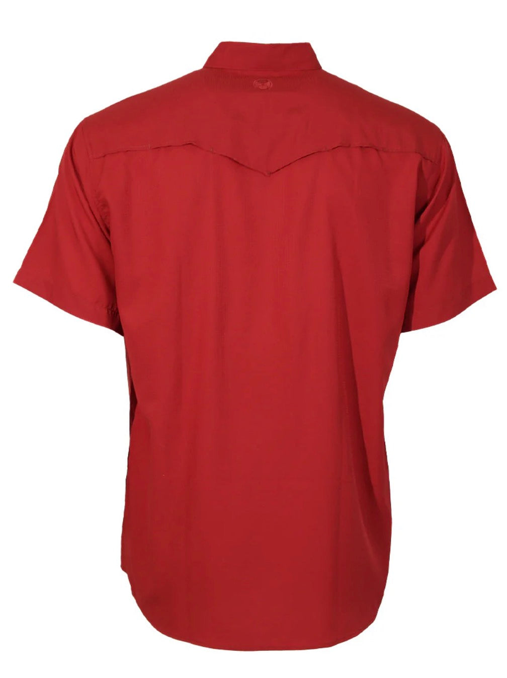Men’s Red Pearl Snap