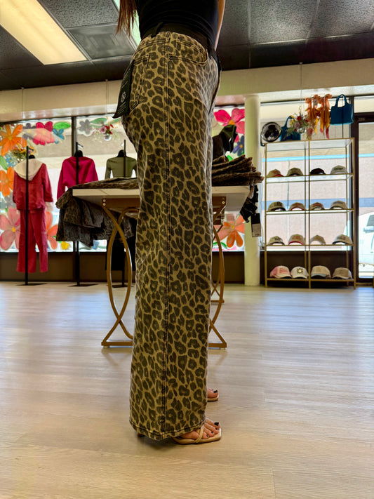 Leopard Luxe Jeans