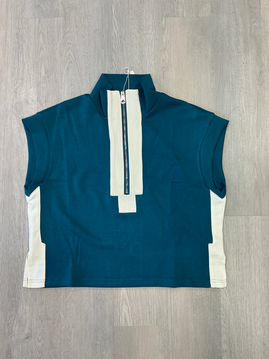 Butter Teal Top