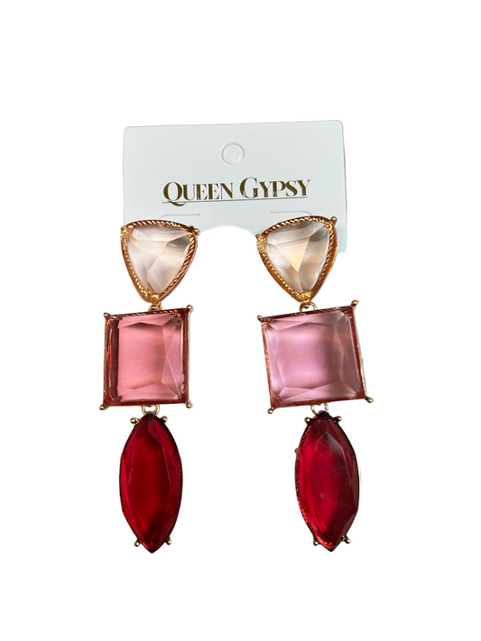 3 Pinks Earrings