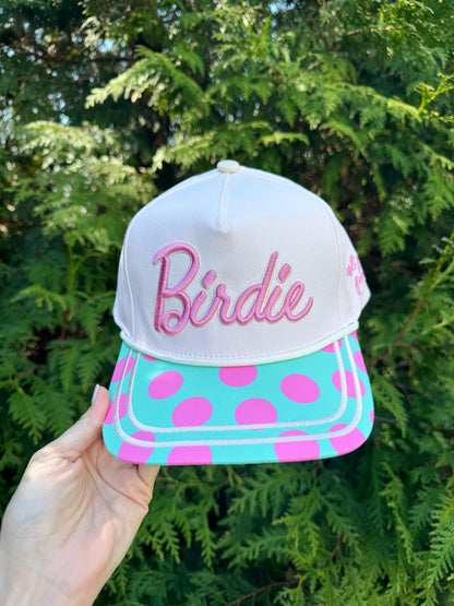 Birdie polka dot hat