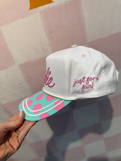 Birdie polka dot hat