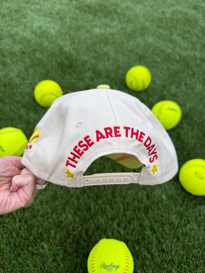 Softball laces hat