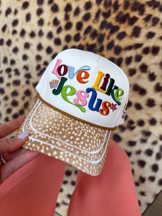 Love Like Jesus Colorful Hat