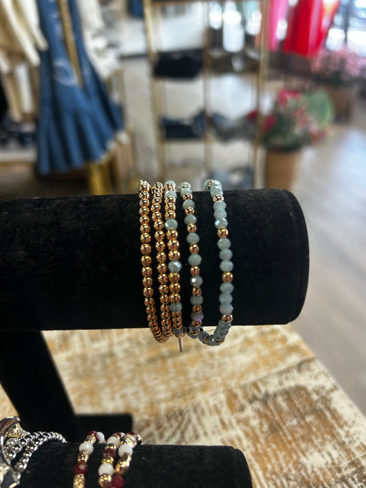 Beaded bracelets set
