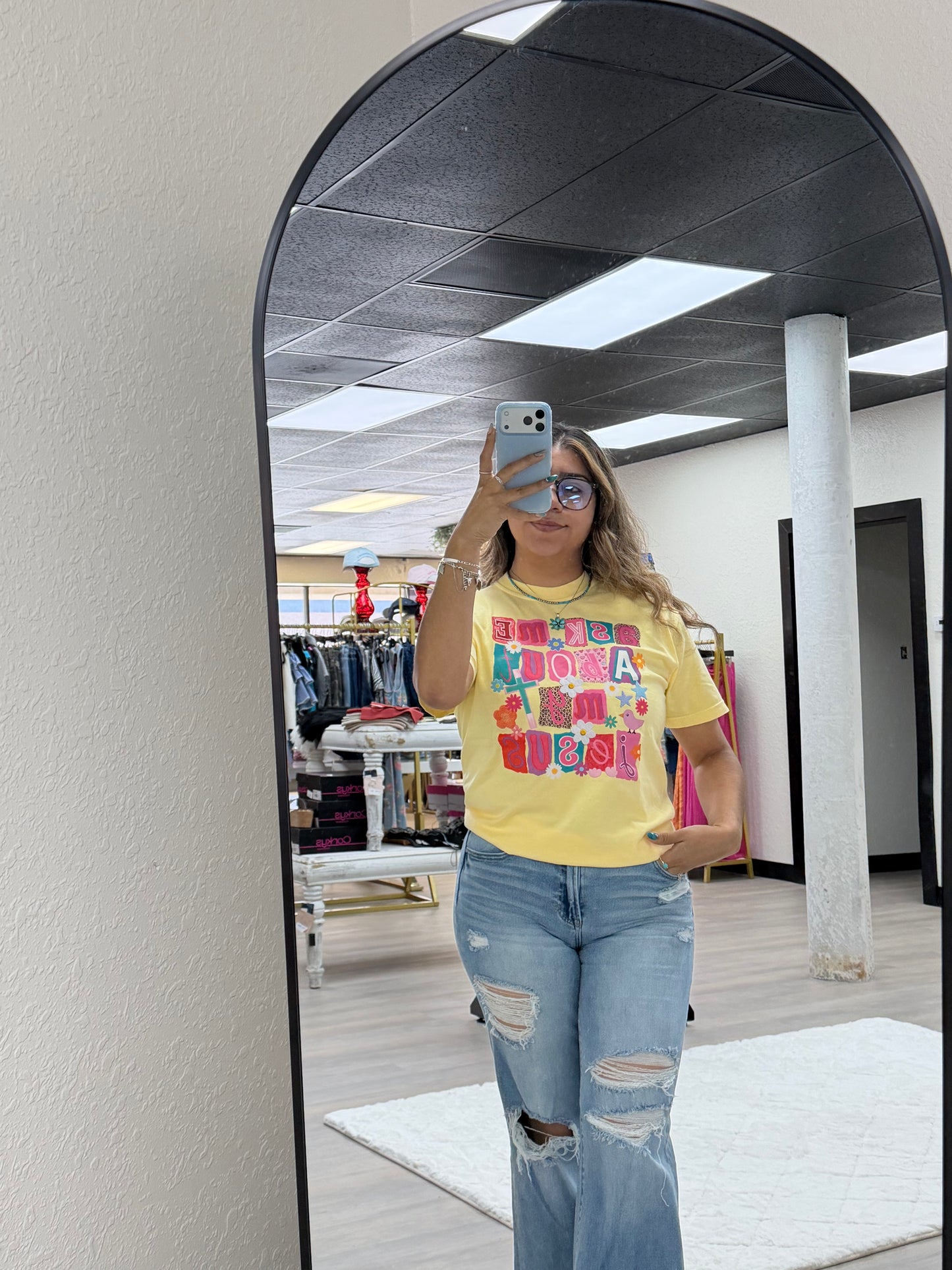 Ask Me About My Jesus Tee