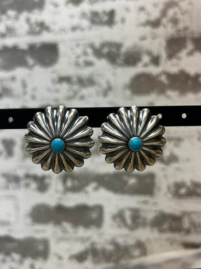 Sun Turquoise Earring