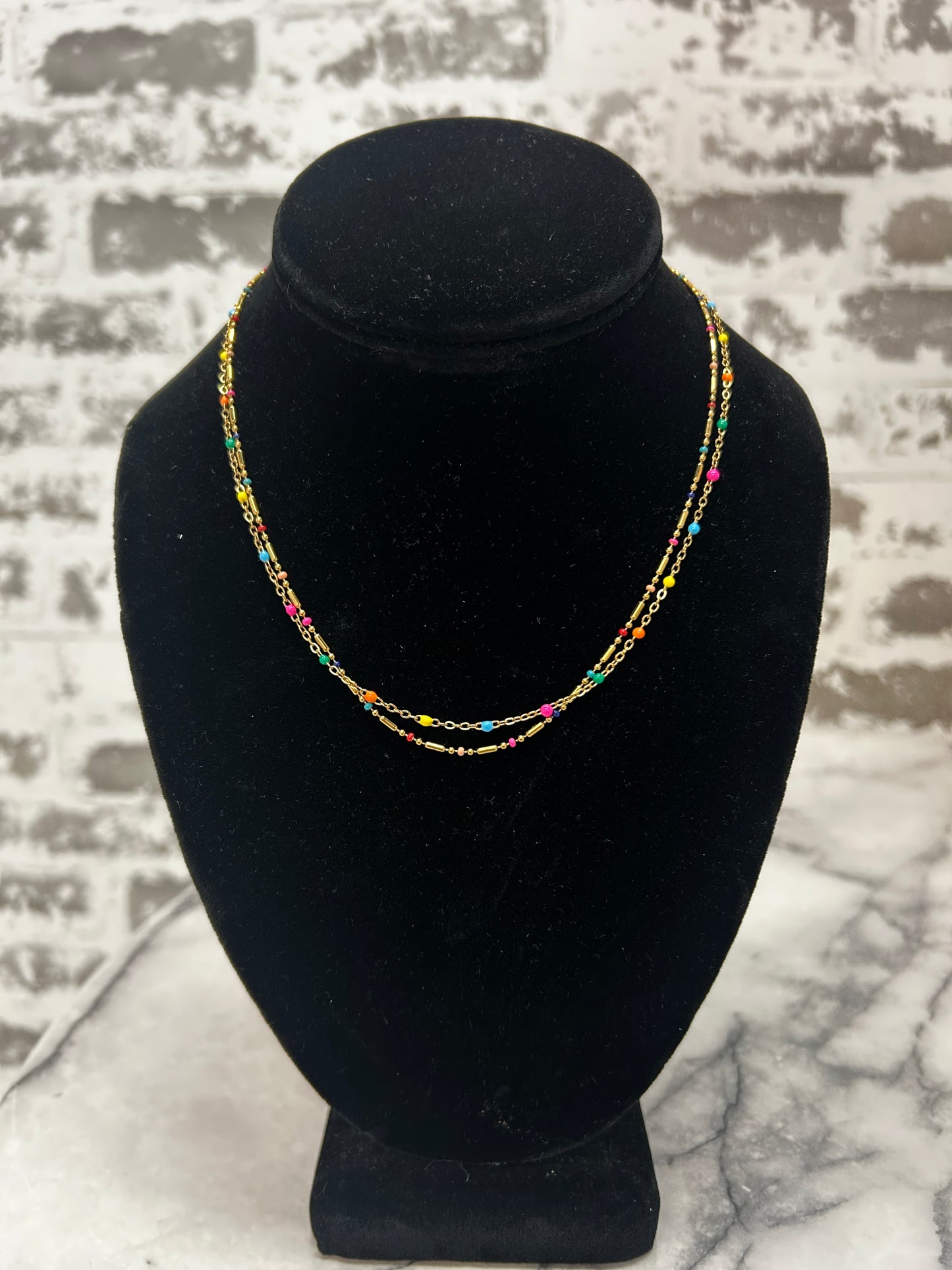Rainbow necklaces