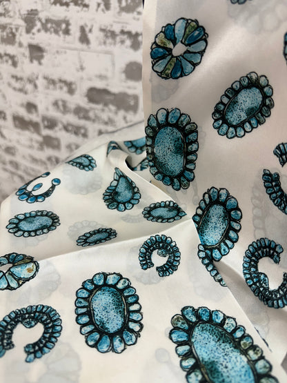 Turquoise Cowgirl Wild Rag