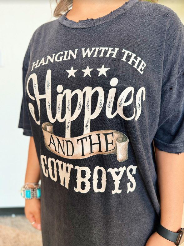 Hippies and Cowboys Tee