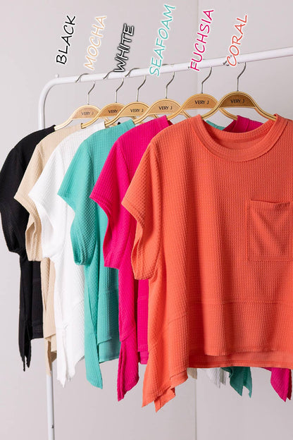 Emmy Waffle Knit Top