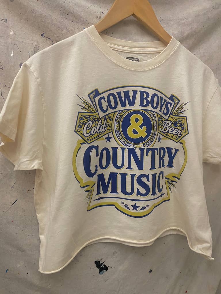 C&CM Crop Tee