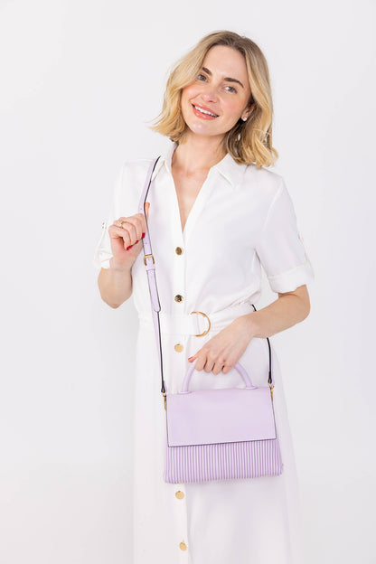 Anne Pleated Crossbody
