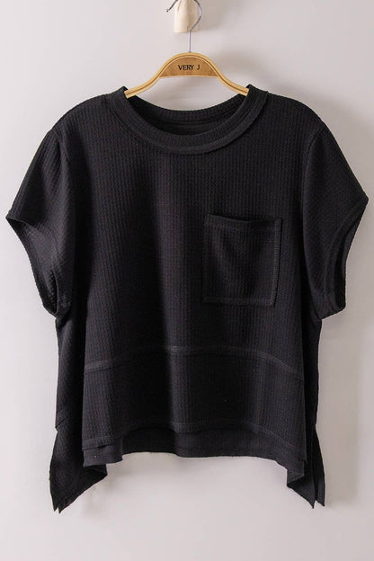 Emmy Waffle Knit Top