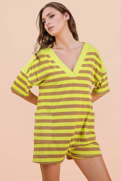 Geo Knit Romper
