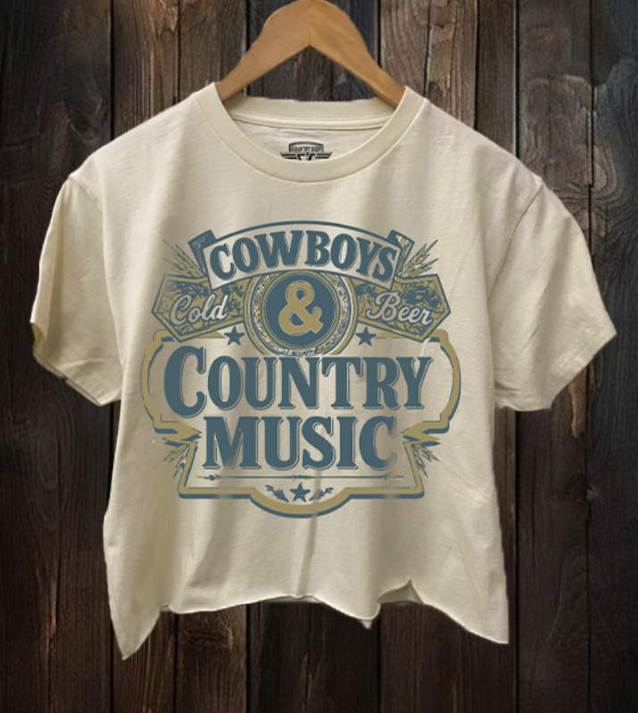 C&CM Crop Tee