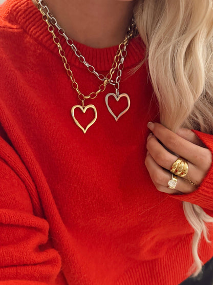 KAREN HEART NECKLACE