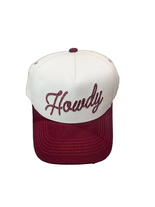 HOWDY ROPE CANVAS CAP