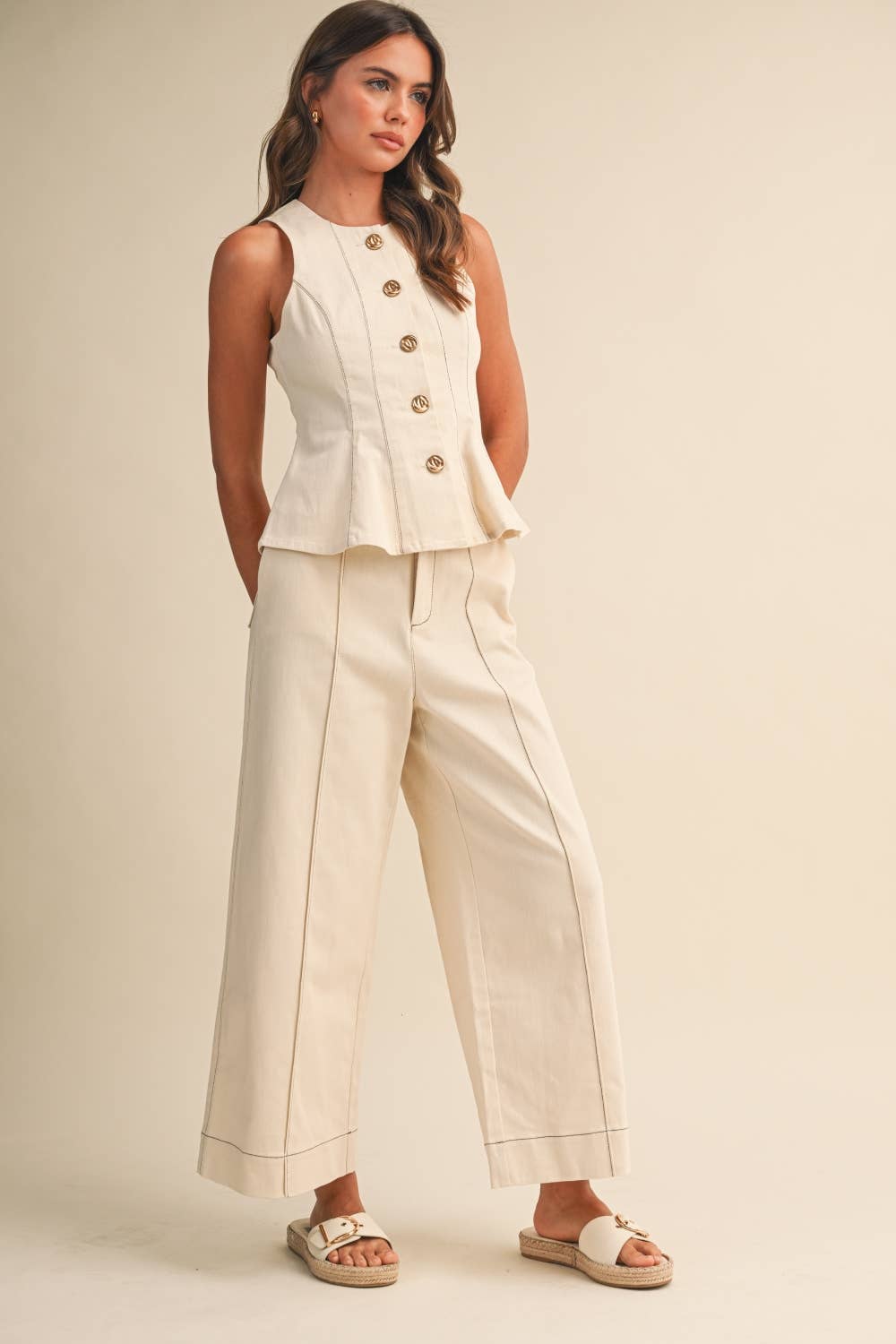 KATY VEST AND PANTS SET