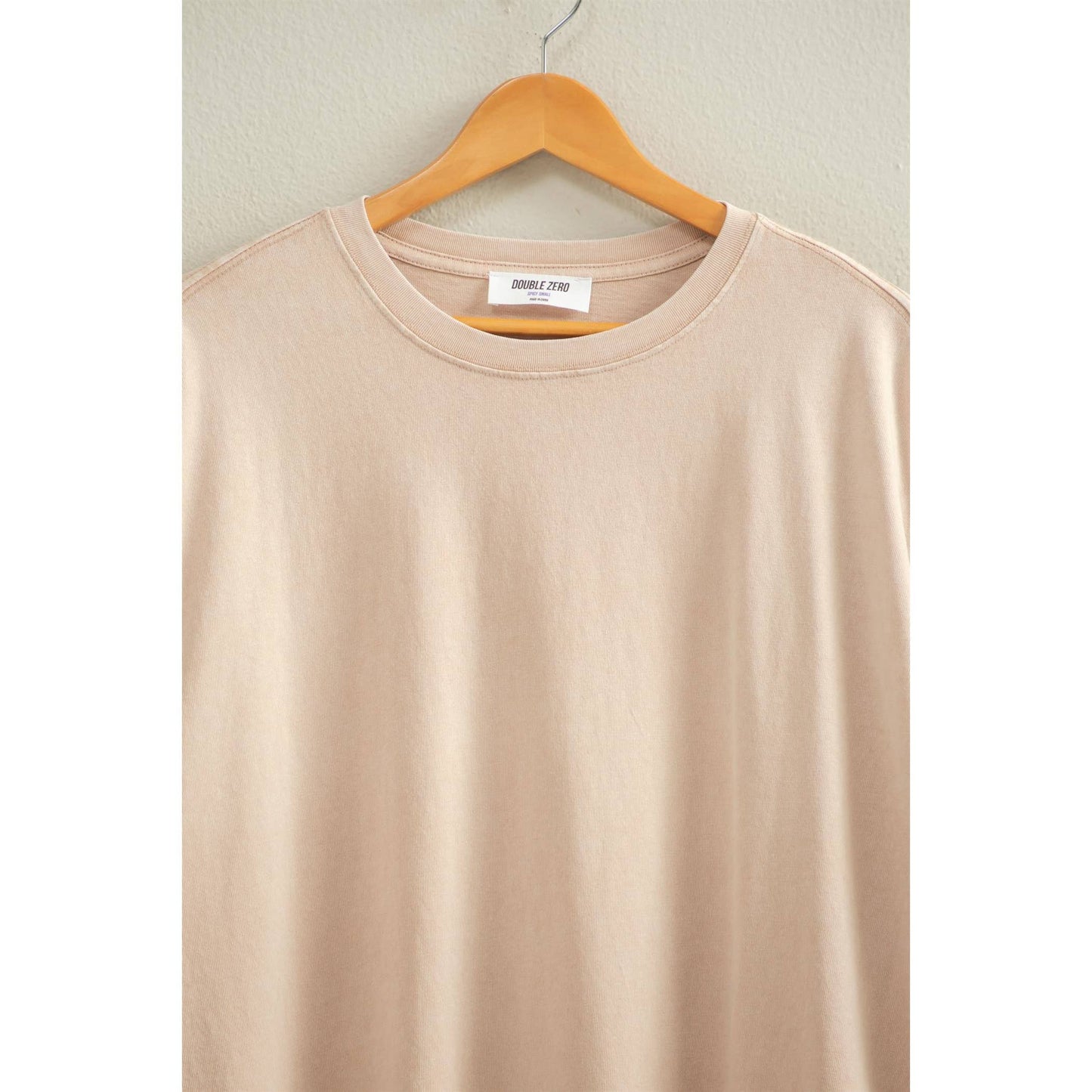 Mineral Washed Oversized Crew Neck Tee