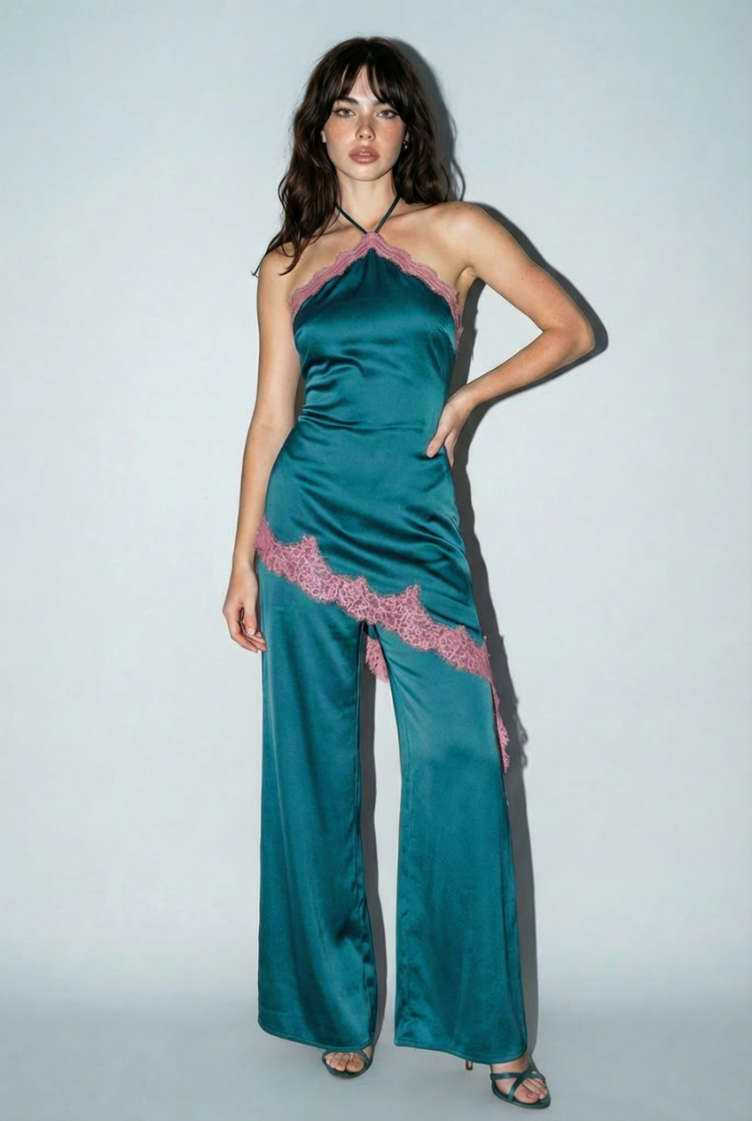 Karely Halter Jumpsuit