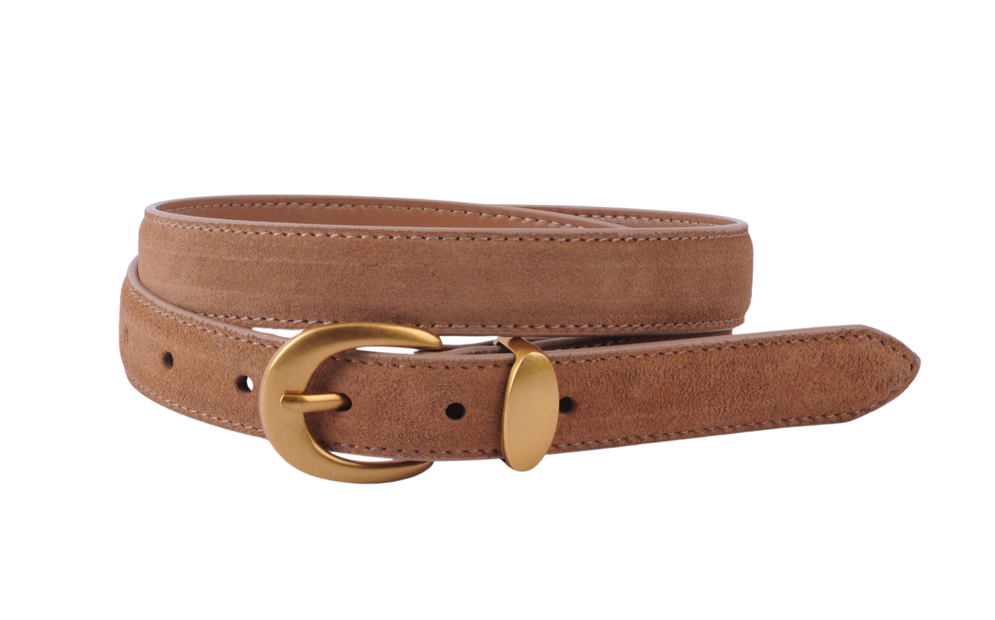 Golden caramel belt