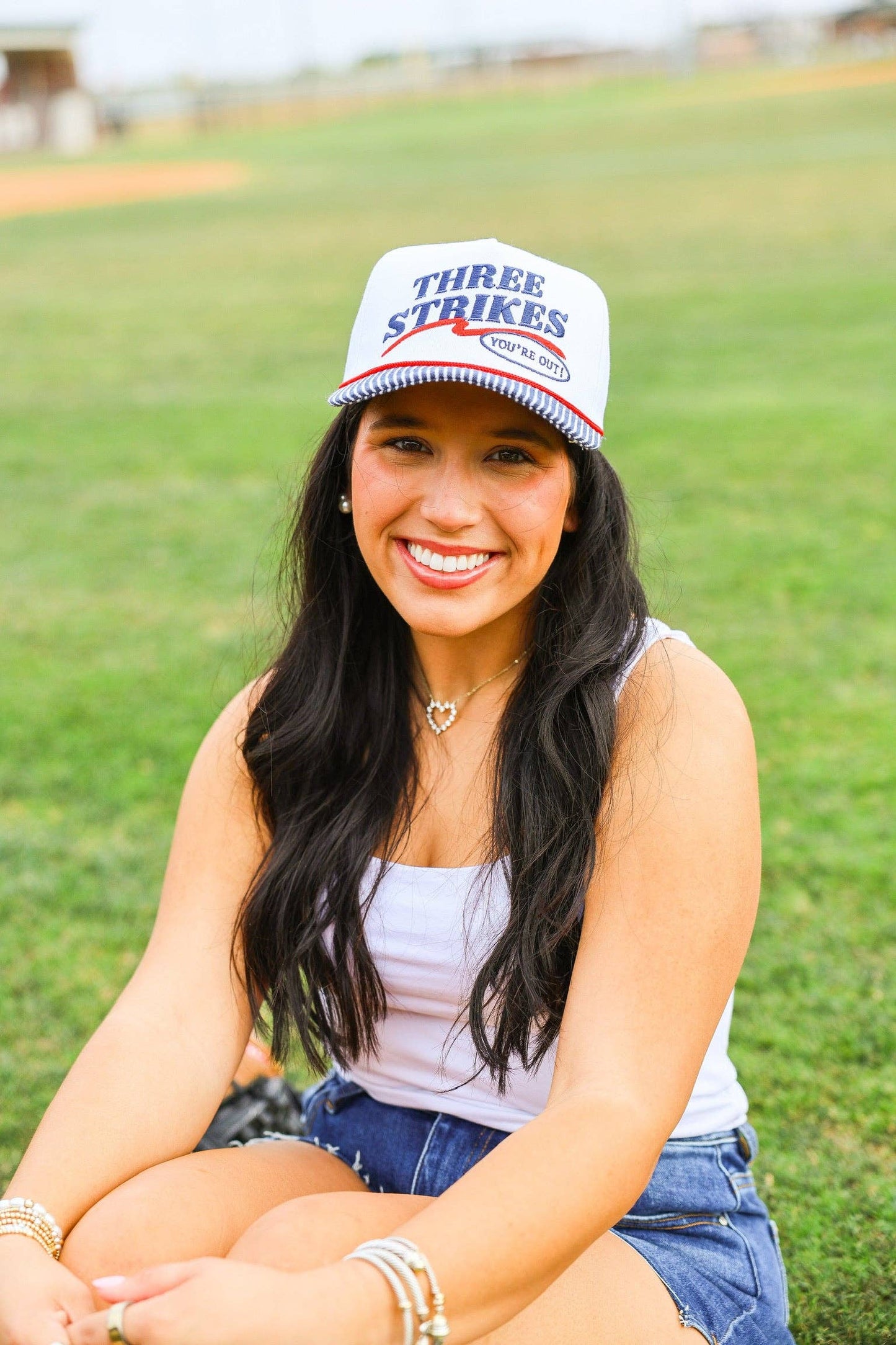 THREE STRIKES CANVAS CAP