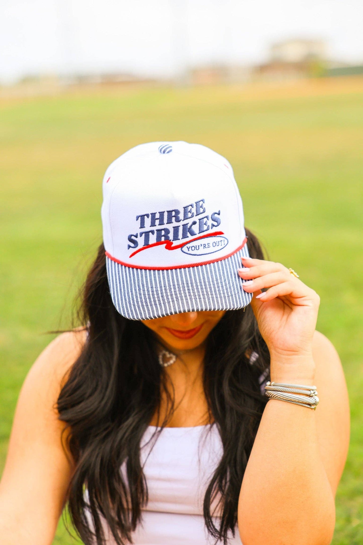 THREE STRIKES CANVAS CAP